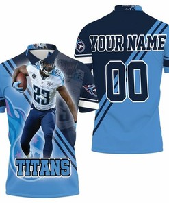 Tye Smith 23 Tennessee Titans Afc Division South Super Bowl 2021 Personalized 3D All Over Print Polo Shirt