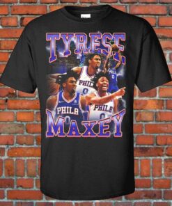 Tyrese Maxey Philadelphia 76Ers 90S T-Shirt