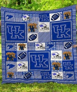 UK Football Ncaa Kentucky Wildcats Collection Great Quilt Blanket Bedding Set