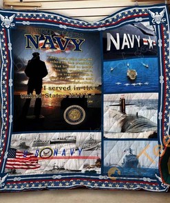 U.S. Navy Quilt Blanket Bedding Set