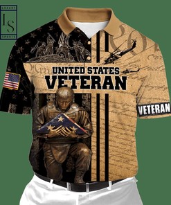 US Veteran Honor The Fallen Unisex Beige Polo Shirt