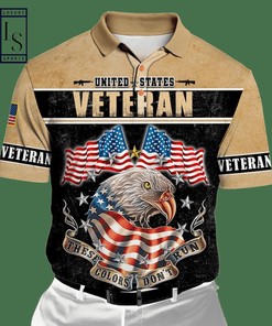 US Veteran These Color Don’t Run Polo Shirt