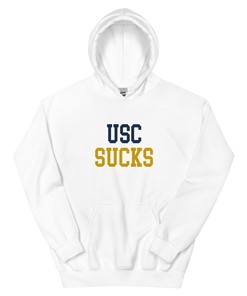 USC Sucks Notre Dame Rivalry Hoodie Sweatshirt Shirt Gifts for Fans