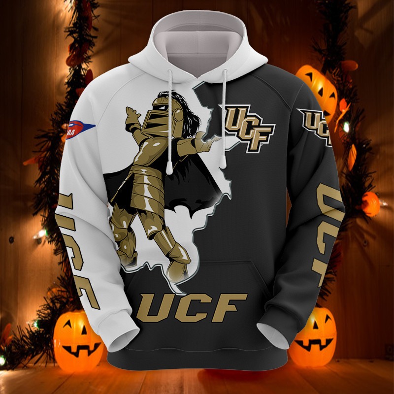 Ucf Knights Hoodie 3D Zip Hoodie Mascot Long Sleeve Gift for Fan - Image 3