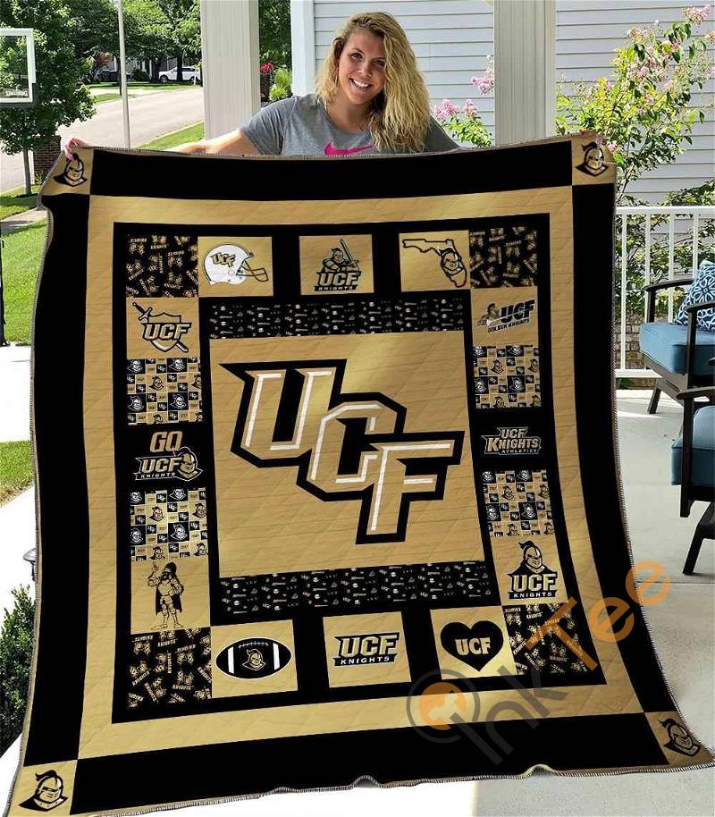 Ucf Knights Quilt Blanket Bedding Set