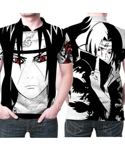 Uchiha Itachi Family Naruto Anime Cartoon 3D All Over Print Polo Shirt
