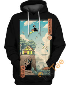 Ukiyoe Delivery Hoodie 3D