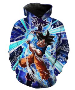 Ultra Instincts Goku Kamehameha Dragon Ball Super Hoodie 3D