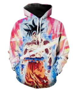 Ultra Instincts Goku Zip Up Dragon Ball Super Goku Zip Hoodie 3D