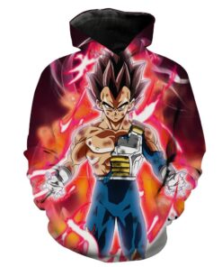 Ultra Instincts Vegeta Super Dragon Ball Hoodie 3D