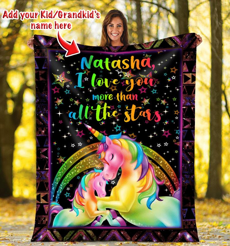 Unicron I Love You More Than All The Stars Personalized Quilt Blanket