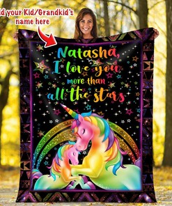 Unicron I Love You More Than All The Stars Personalized Quilt Blanket Bedding Set
