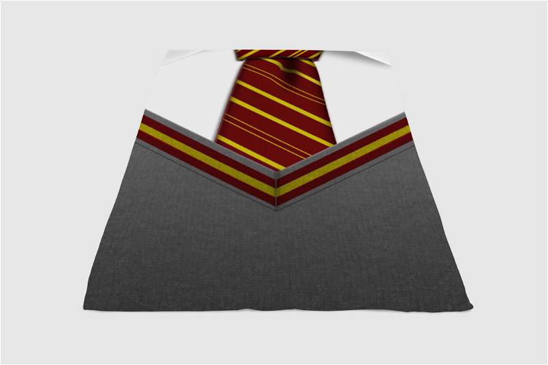 Uniform Harry Potter Sherpa Fleece Blanket Gifts for Family, for Couple
