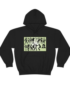 Unisex Micheal Jackson Hooded,Micheal Jackson Pattern Sweatshirt,Song Stars Hooded,