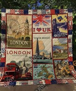 United Kingdom 1 Quilt Blanket Bedding Set With Pilliwcases Option
