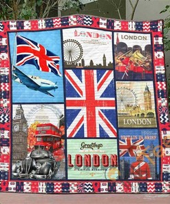 United Kingdom 4 Quilt Blanket Bedding Set