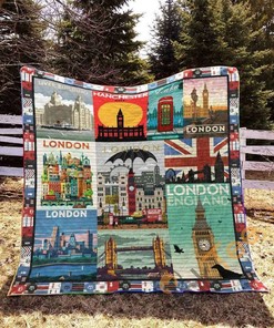 United Kingdom Quilt Blanket Bedding Set