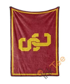 Usc Trojans Sherpa Fleece Blanket Gifts for Family, for Couple
