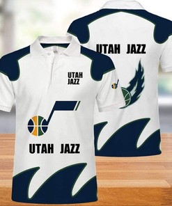 Utah Jazz 3d Print Casual Summer Short Top Branding Trends 3D All Over Print Polo Shirt