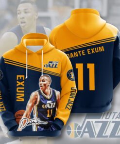 Utah Jazz Custom Hoodie 3D