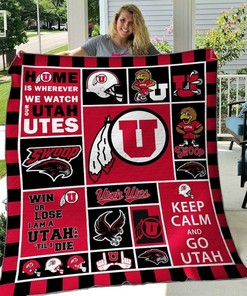 Utah Utes Collected Ncaa Quilt Blanket Bedding Set
