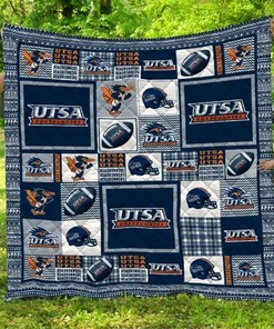 Utsa Roadrunners Combined Ncaa Quilt Blanket Bedding Set
