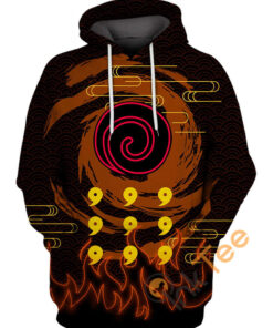 Uzumaki Naruto Cosplay Hoodie 3D