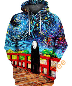 Van Gogh Spirited Away Hoodie 3D