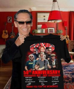 Van Halen Band 50Th Anniversary 1972 – 2022 Thank You For The Memories T-Shirt