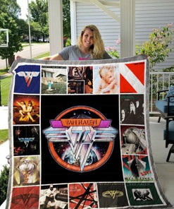 Van Halen Band Albums Cover Poster Quilt Blanket Bedding Set