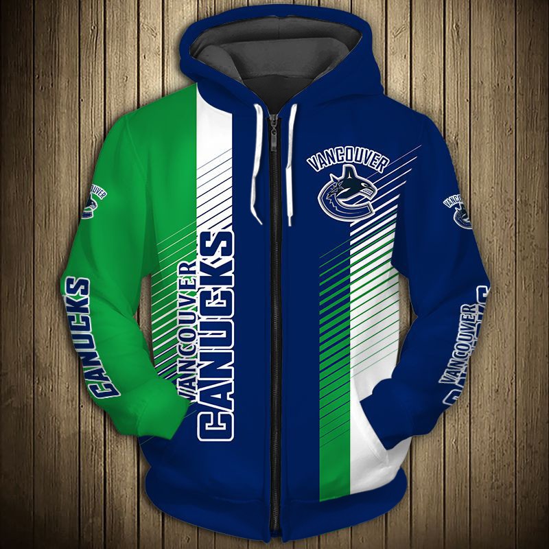 Vancouver Canucks Hoodie 3D Cute Design Pullover Nhl - Image 3
