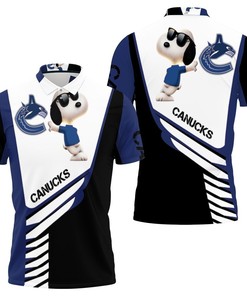 Vancouver Canucks Snoopy For Fans 3d Polo Shirt All Over Print Shirt 3d T-shirt