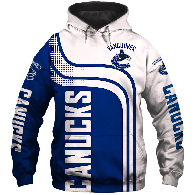 Vancouver Canucks Zipper Hoodie Zip Hoodie Pullover Gift for Fans
