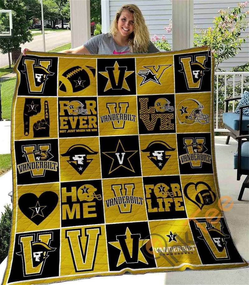 Vanderbilt Commodores Quilt Blanket Bedding Set
