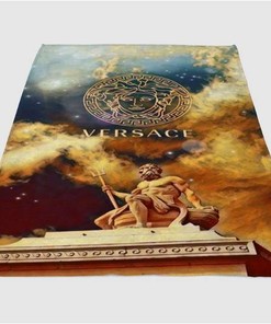 Varsace Canvas Sherpa Fleece Blanket Gifts for Family, for Couple