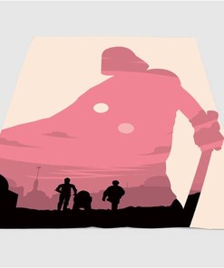 Vector Star Wars A New Hope Sherpa Fleece Blanket Gifts for Family, for Couple
