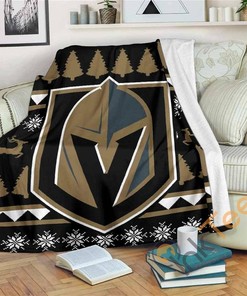 Vegas Golden Knights Sherpa Fleece Blanket Gifts for Family, for Couple