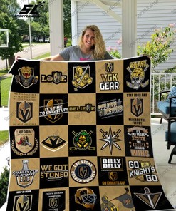 Vegas Golden Knights Team Collection Quilt Blanket Bedding Set
