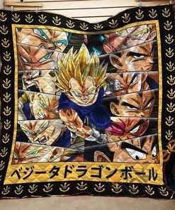 Vegeta Eyes For Fans Amine Quilt Blanket Bedding Set