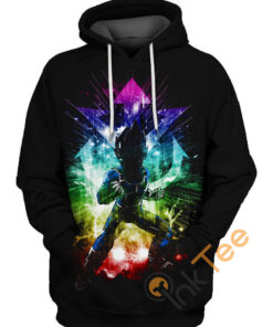 Vegeta Final Flash Rainbow Hoodie 3D