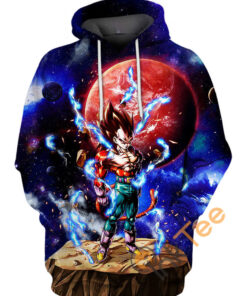 Vegeta Super Saiyan God Hoodie 3D