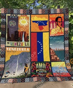 Venezuela 1 Quilt Blanket Bedding Set With Pilliwcases Option