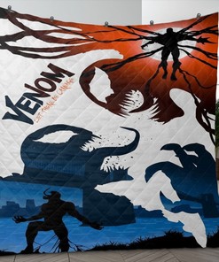 Venom Fan Gift, Venom 2 Let There Be Carnage Quilt Blanket Bedding Set