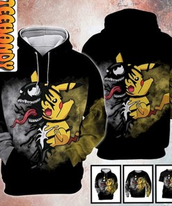 Venom Pikachu 3D Hoodie