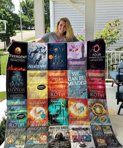 Veronica Roth Books Quilt Blanket Bedding Set