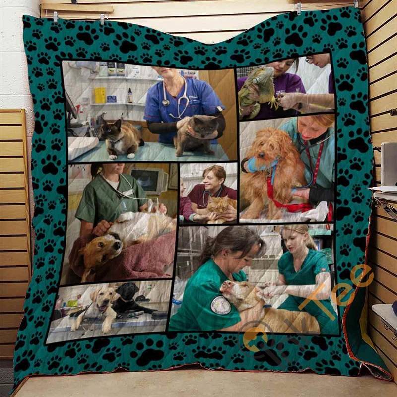 Vet Tech Life 3D Quilt Blanket Bedding Set