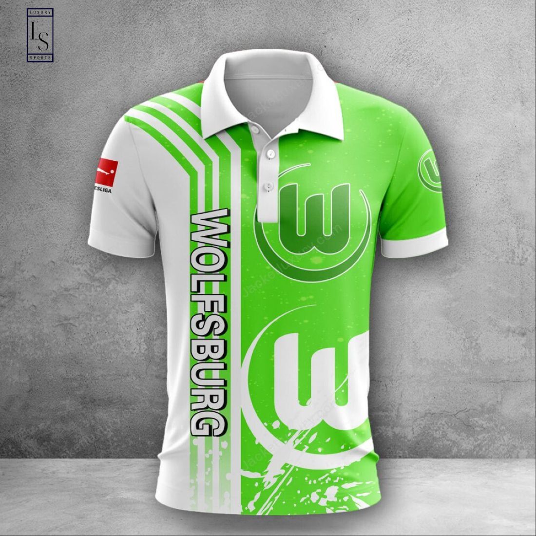 VfL Wolfsburg 3D Bundesliga Polo Shirt