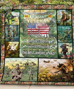 Vietnam Veteran 02 3D Quilt Blanket Bedding Set