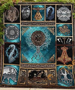 Viking Quilt Blanket Bedding Set
