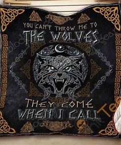 Viking Wolf – Fenrir Quilt Blanket Bedding Set
